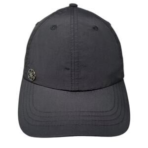 Gaiam Baseball Cap Black OS Slideback Logo Adjustable Performance Sport Hat